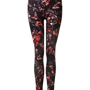 Lululemon High Times Pant Full-On Luxtreme Paint Storm Espresso Multi Size 6